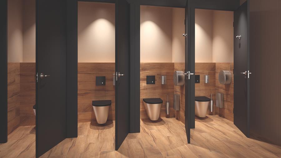 Gegarandeerd nette toiletten met deze verfijnde toiletkraan voor publieke ruimtes