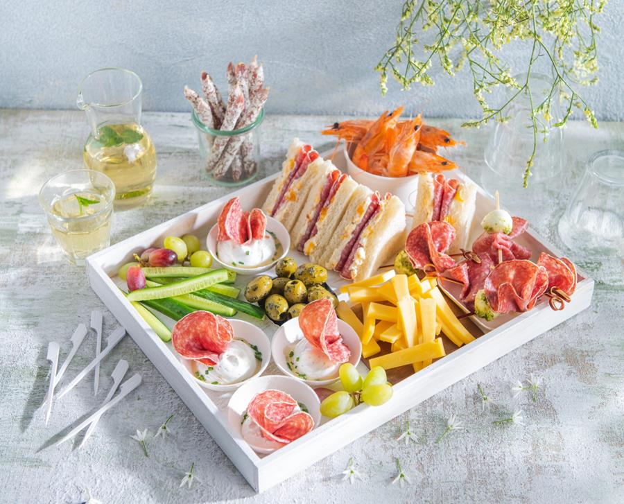 L’apéro dans toute sa splendeur : des bouchées raffinées avec la box apéro Fiorino