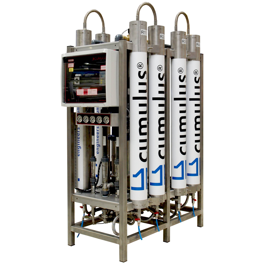 Waterbesparende omgekeerde osmose installatie